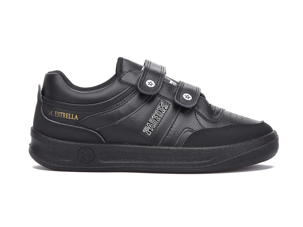 CALZADO DEPORTIVO PAREDES ESTRELLA NEGRO VELCRO