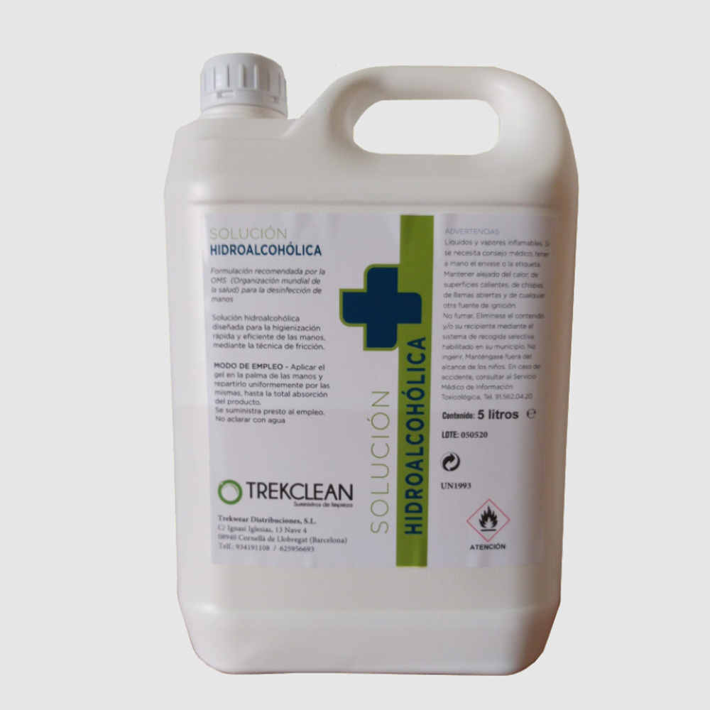 GEL HIDROALCOHÓLICO ANTISÉPTICO 5L 