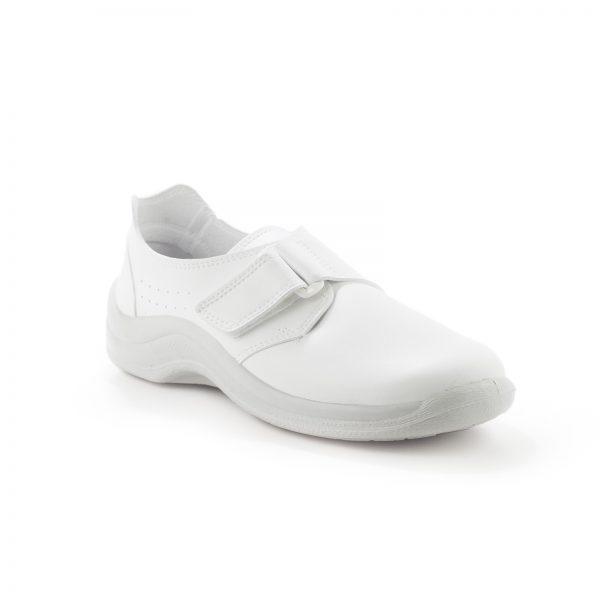 ZAPATO ANATÓMICO CODEOR MYCODEOR VELCRO LISO BLANCO