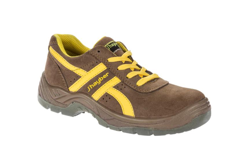 Zapatillas de seguridad deportivas económicas Piel Serraje 100% Natural, transpirables y con suela antideslizante. Calzado de seguridad con 3 B, Bueno, Bonito y Barato