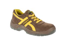 Zapatillas de seguridad deportivas económicas Piel Serraje 100% Natural, transpirables y con suela antideslizante. Calzado de seguridad con 3 B, Bueno, Bonito y Barato