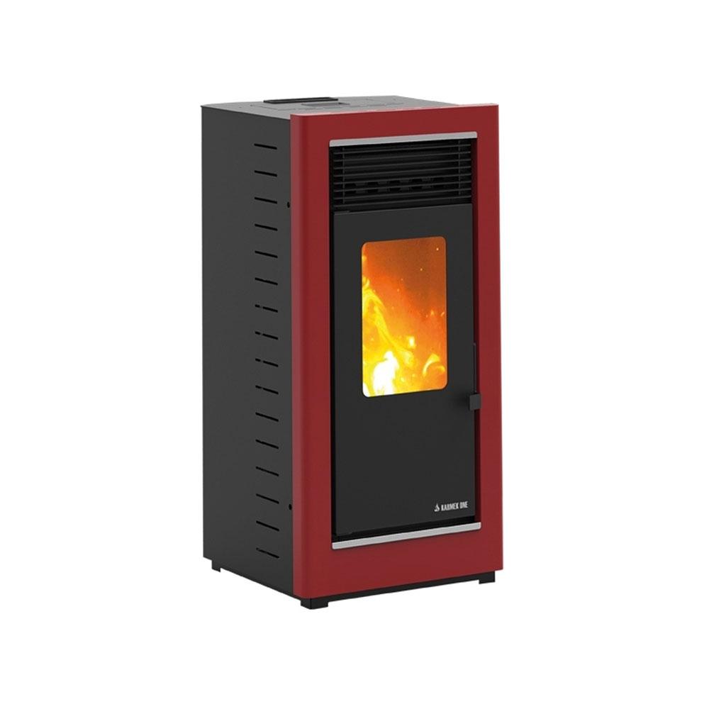 ESTUFA PELLET GRAZ S PLUS - ROJA 