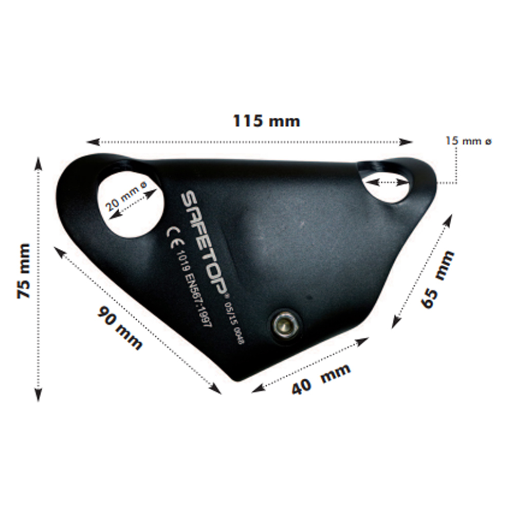 BLOQUEADOR ALTOCHUT DE PECHO PARA CUERDAS DE 8-12 mm ø