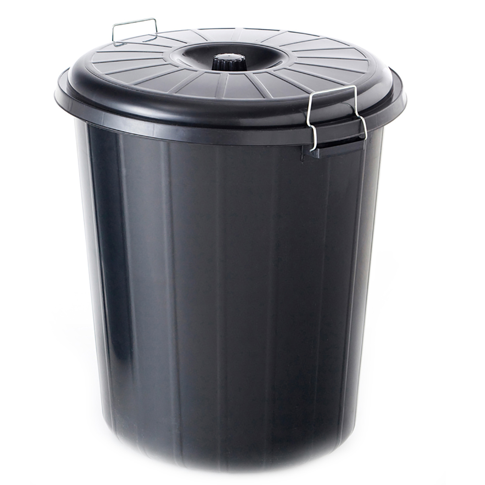 CUBO BASURA NEGRO BIN 50L